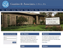 Tablet Screenshot of guarinocpa.com